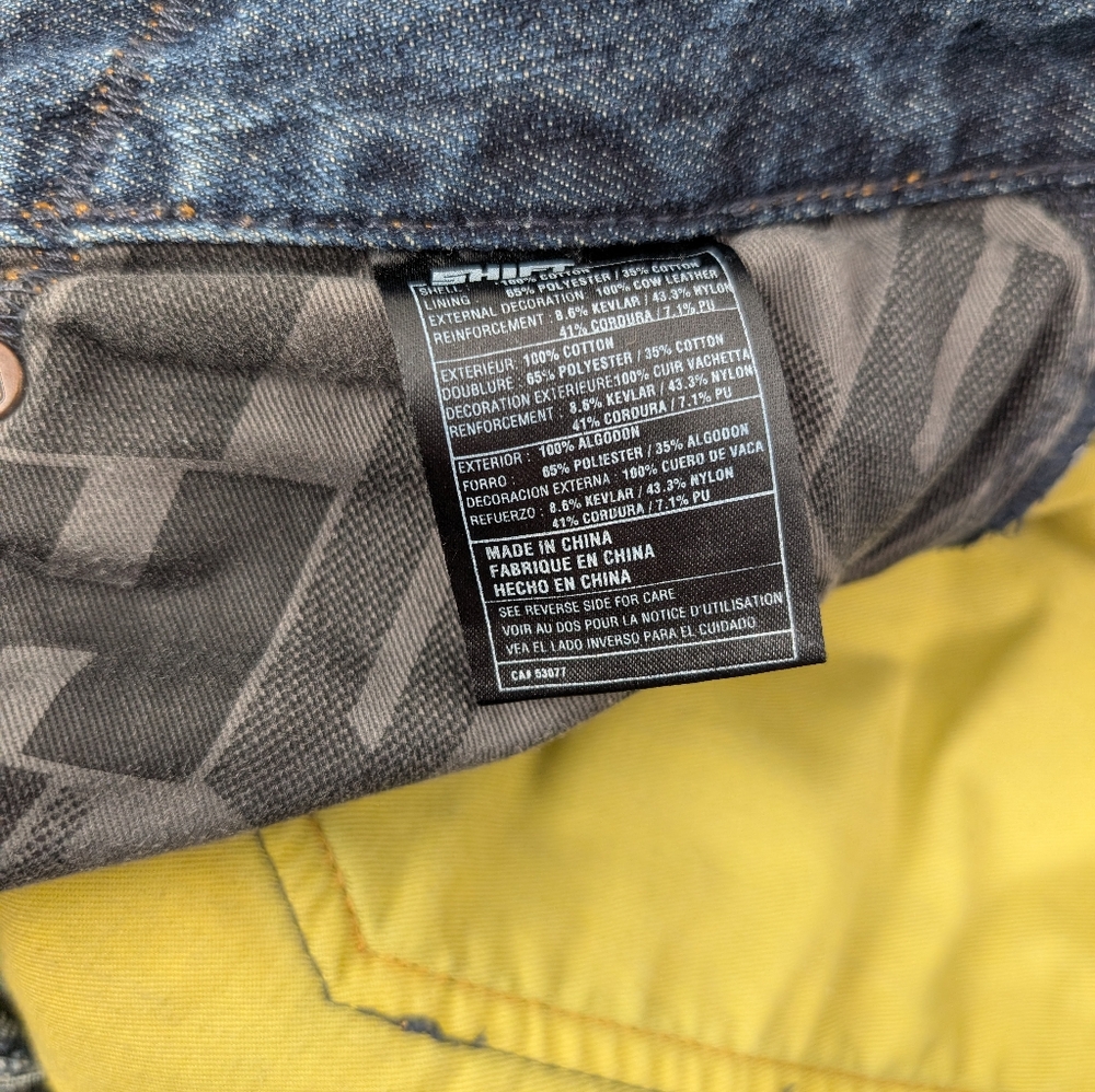 Shift Torque Motorcycle Riding Jeans Kevlar reinforced Size 36 - Picture 13 of 13